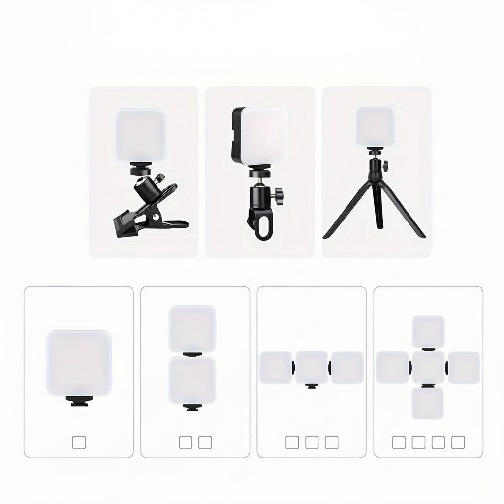 Mini Clip Lumineux LED Rechargeable USB