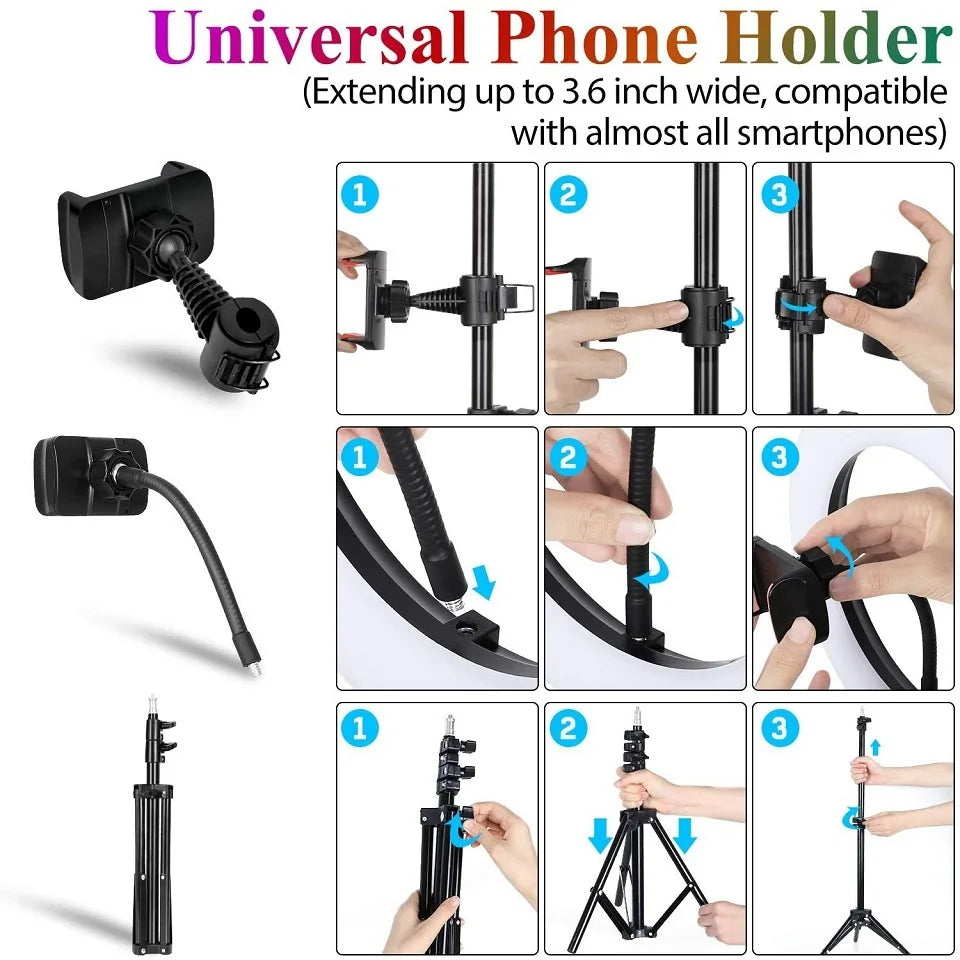 Anneau Lumineux LED RGB Pro