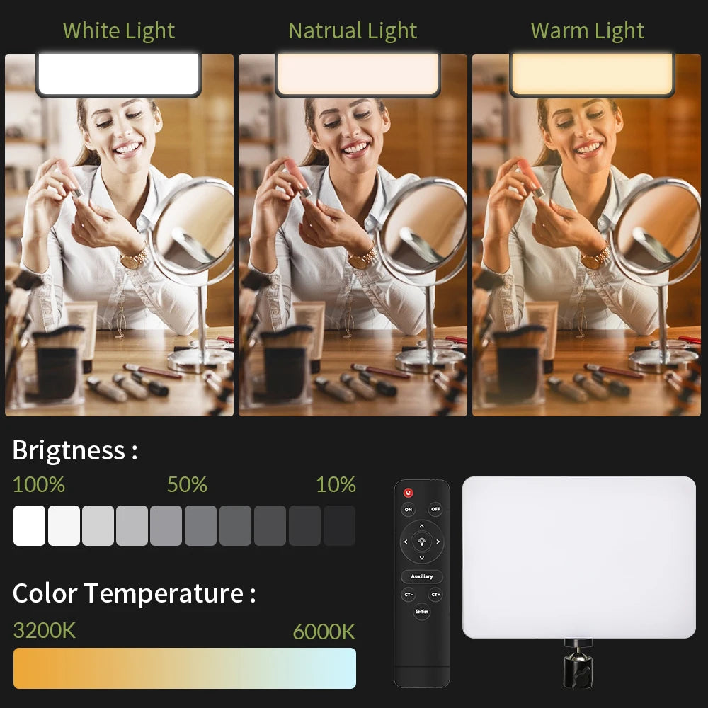 Ring Light LED 10" Pro avec Trépied