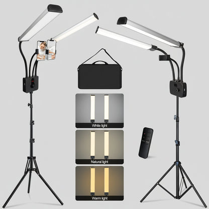 Lampe Studio Bicolore 3200K-5600K Double Bras LED