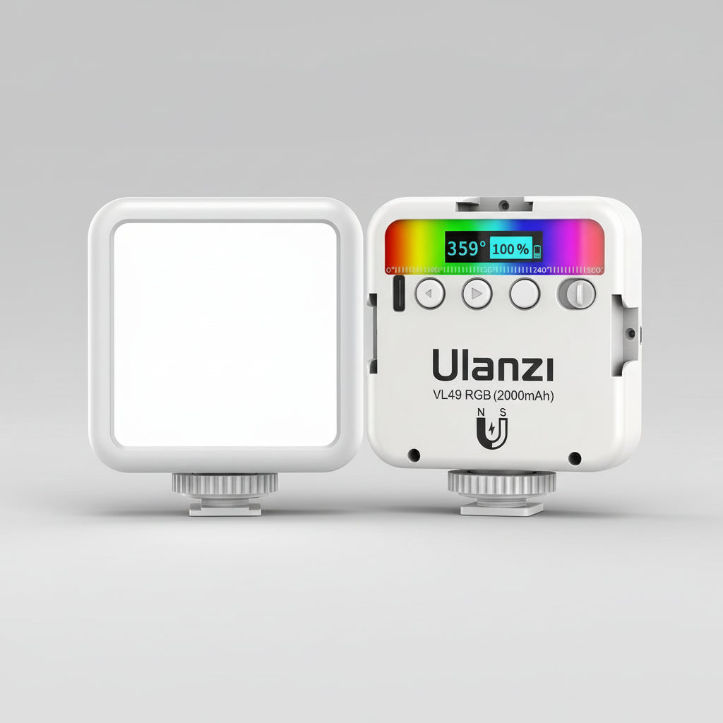 Panneau Lumière Vidéo Ulanzi VL49 RGB – Bicolore 2500-9000