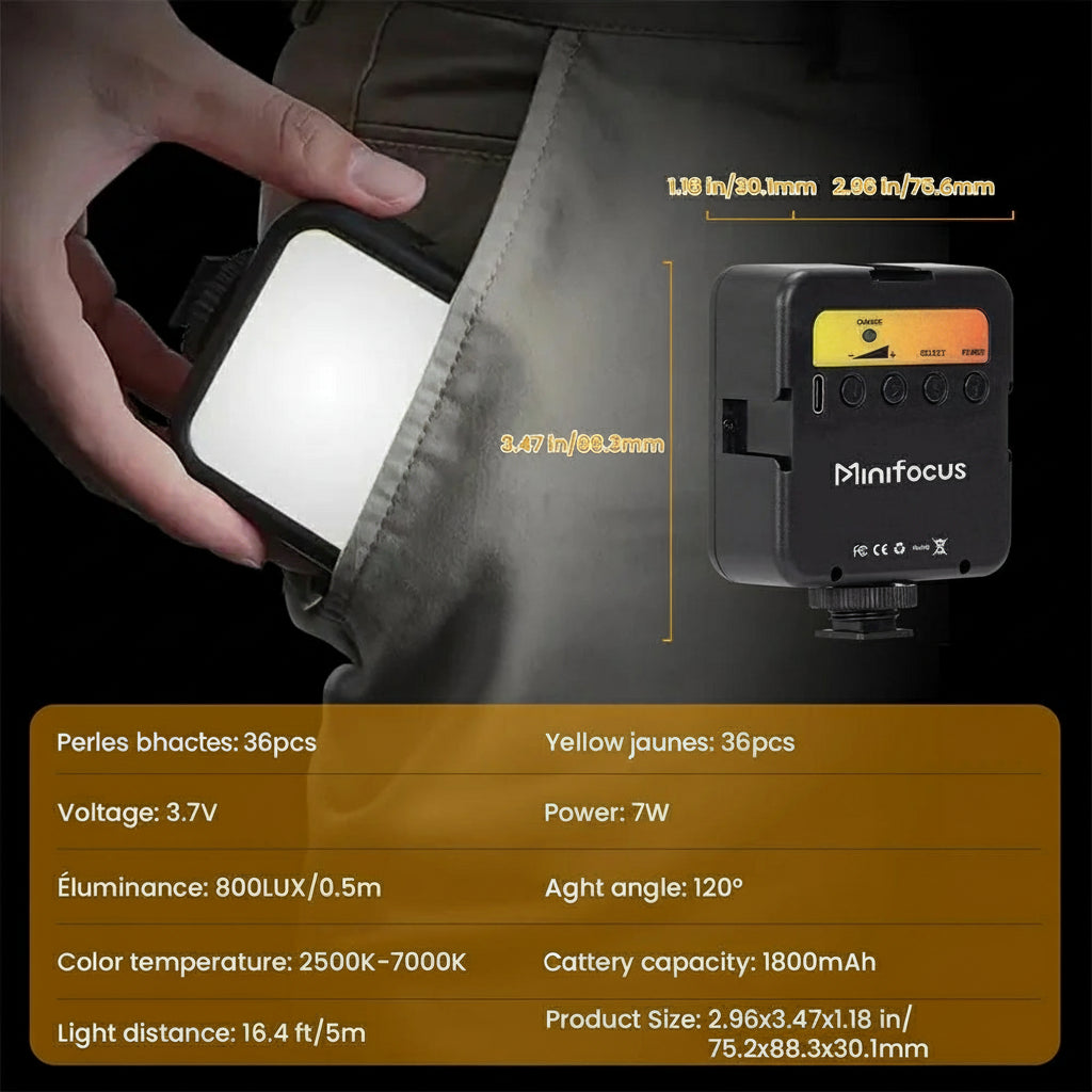 Mini Panneau LED Bicolore 2500-7000 Minifocus