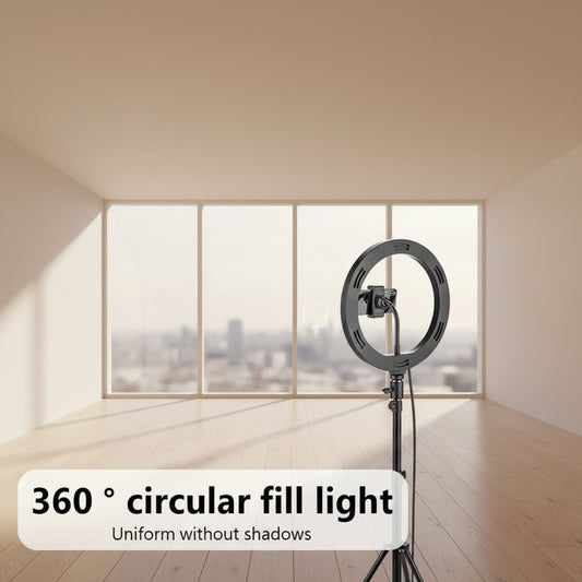 Ring Light LED Dimmable avec Trépied Ajustable