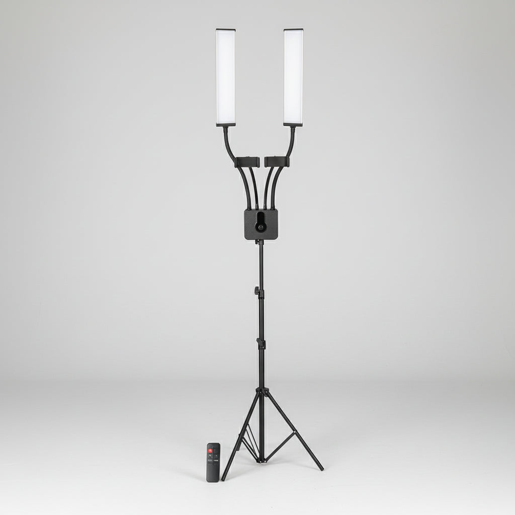 Lampe Studio Bicolore 3200K-5600K Double Bras LED