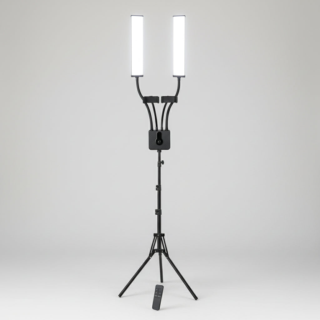 Lampe Studio Bicolore 3200K-5600K Double Bras LED