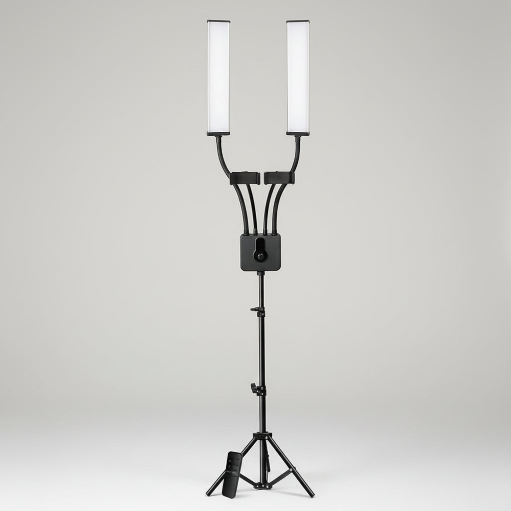 Lampe Studio Bicolore 3200K-5600K Double Bras LED