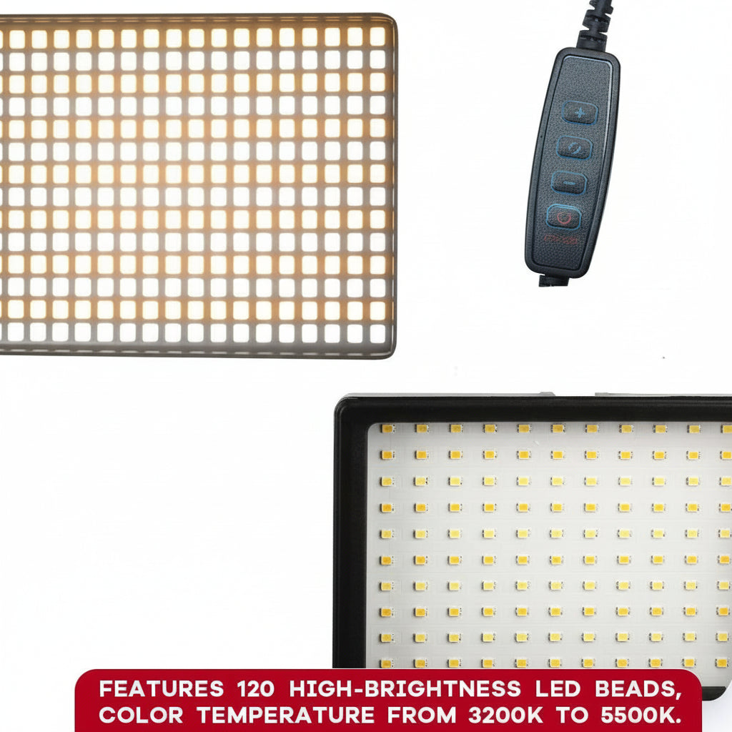 Panneau Lumineux LED Vidéo Dimmable