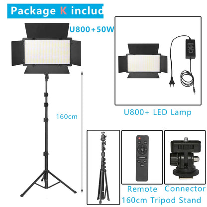 Éclairage LED de Studio U800+ Pro