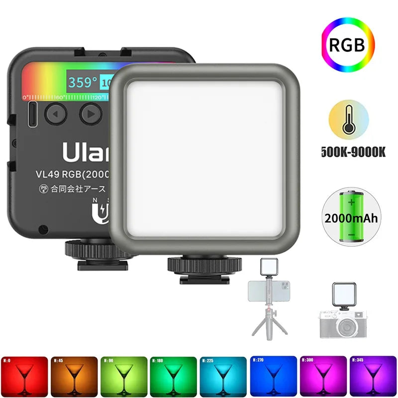 Panneau Lumière Vidéo Ulanzi VL49 RGB